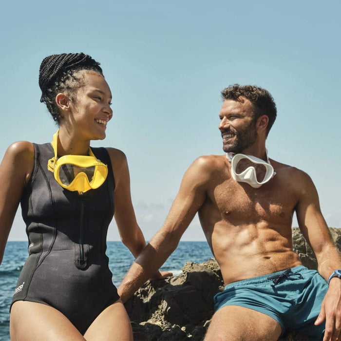 Masque en Silicone de Snorkeling F1 Blanc Cressi ZDN283000