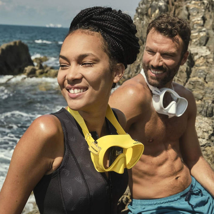 Masque en Silicone de Snorkeling F1 Blanc Cressi ZDN283000