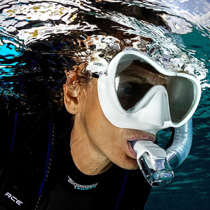 Masque en Silicone de Snorkeling F1 Blanc Cressi ZDN283000