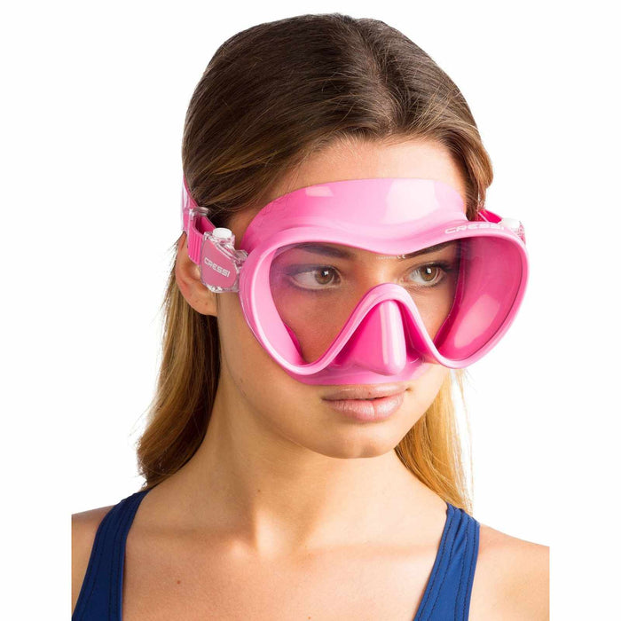 Snorkeling Silicone Mask F1 Pink Cressi ZDN284000