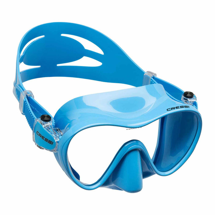 Snorkeling Silicone Mask F1 Small Blue Cressi ZDN311020