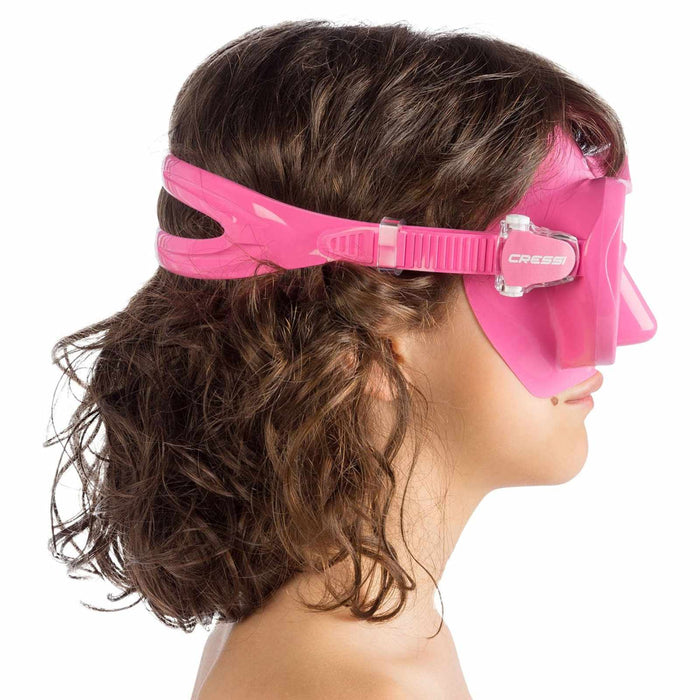 Snorkeling Silicone Mask F1 Small Pink Cressi ZDN311040