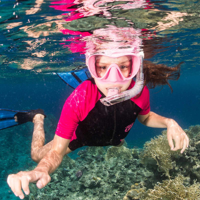 Snorkeling Silicone Mask F1 Small Pink Cressi ZDN311040