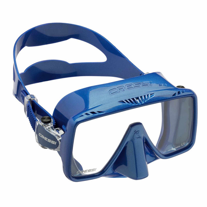 Máscara de buceo de silicona SF1 Azul Cressi ZDN331020