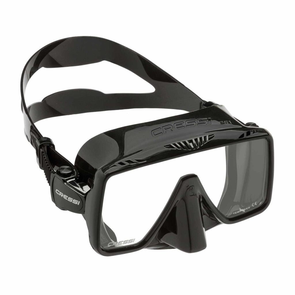 Máscara de buceo de silicona SF1 Negra Cressi ZDN332000