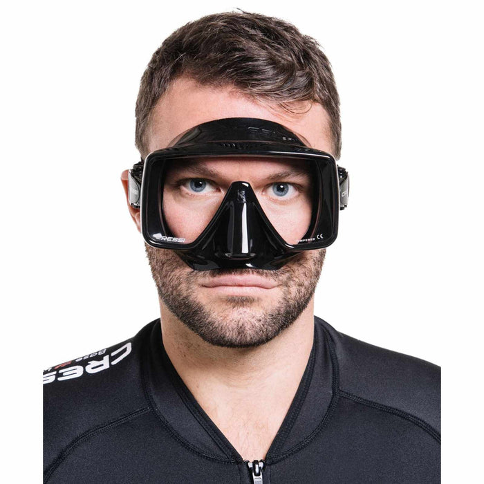 Máscara de buceo de silicona SF1 Negra Cressi ZDN332000